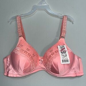 Flamingo pink bra